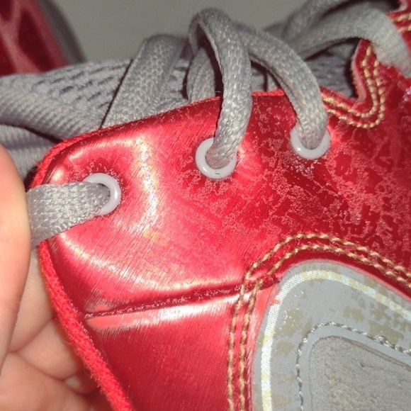 Adidas Derrick Rose basketball shoes red men's 14 hi tops - Picture 14 of 16
